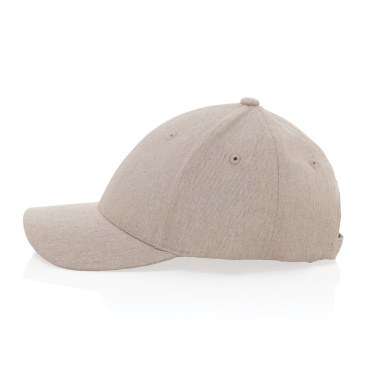 Logotrade promotional merchandise image of: Milo AWARE™ recycled heather 6 panel cap 200gr