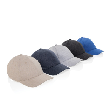 Logotrade promotional giveaway image of: Milo AWARE™ recycled heather 6 panel cap 200gr