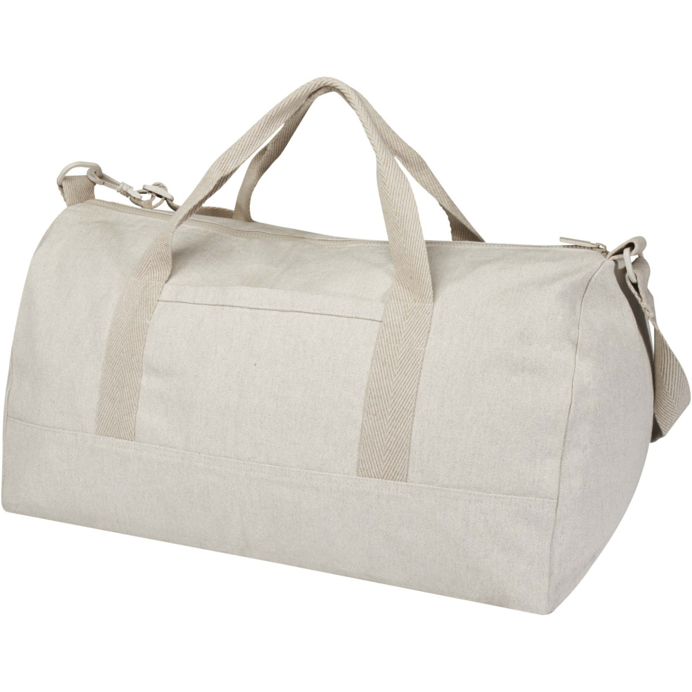 Logo trade promotional item photo of: Porter 500 g/m² Aware™ recycled duffel bag 50L