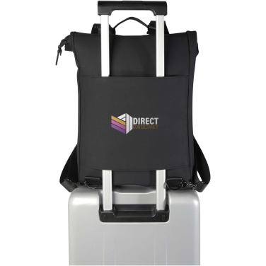 Logotrade advertising product image of: Turner 15.6" GRS recycled roll-top laptop backpack 12L