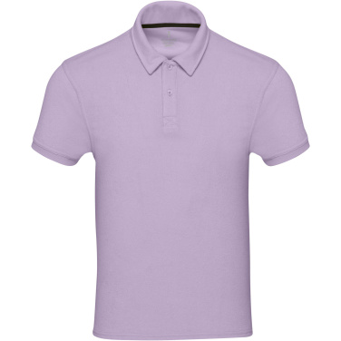 Logo trade promotional merchandise image of: Akoya recycled terry unisex polo