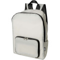EcoFold RPET foldable backpack 15L, Sandstone