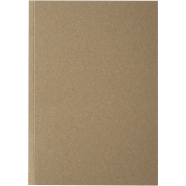 Logotrade promotional gift picture of: Novella Austen A5 recycled soft cover kraft notebook - 100 sheets