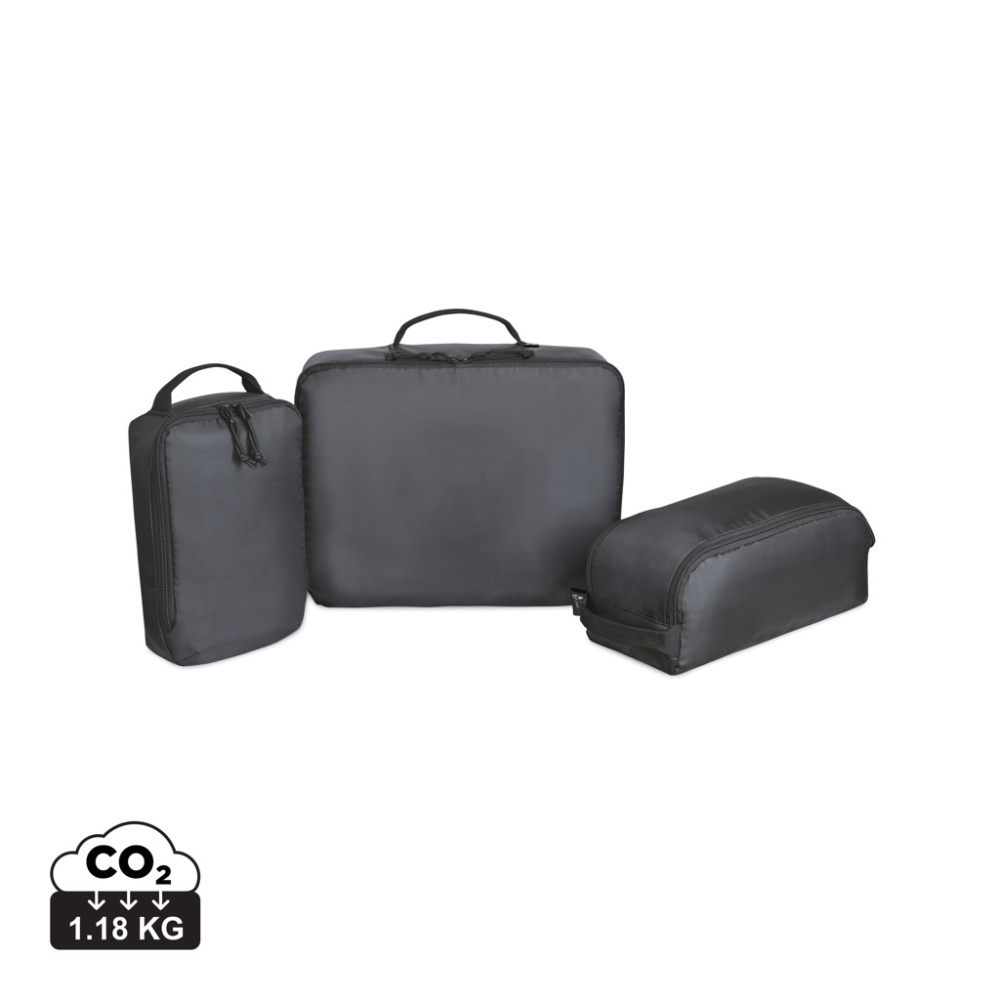 Logotrade promotional giveaways photo of: Renew AWARE™ rPET 3 Piece Packing Cube Set