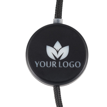 Logo trade advertising products image of: Cable 4in1 with illuminated logo - LH-ZM02