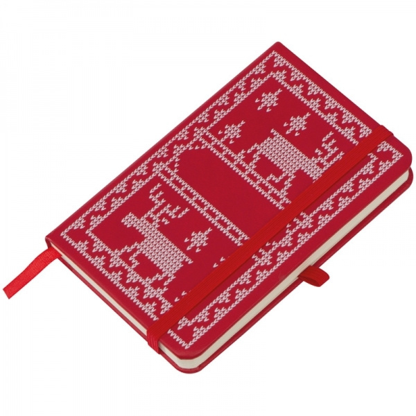 Logo trade promotional products picture of: A6 Notebook with Christmas design