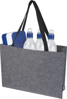 Logo trade promotional items image of: Felta GRS recycled felt gusset tote bag 20L