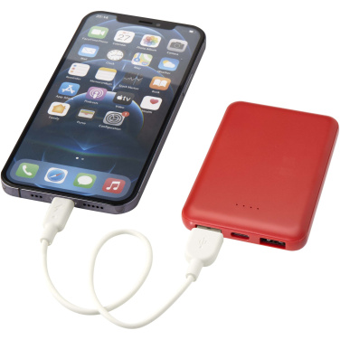 Logo trade promotional giveaways picture of: Asama 5000 mAh Type-C recycled plastic power bank