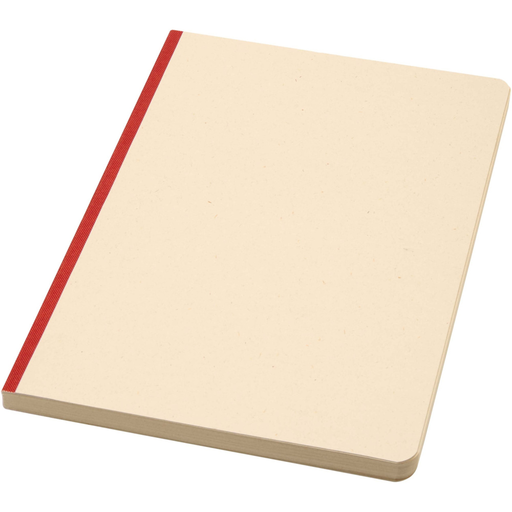 Logotrade promotional products photo of: Liliana A5 sugarcane and RPET soft cover notebook