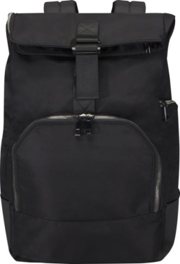 Logo trade promotional merchandise photo of: Rhine 15” GRS recycled rolltop backpack 18L