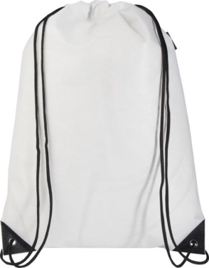 Logo trade advertising products image of: Evergreen GRS recycled non-woven drawstring bag 5L