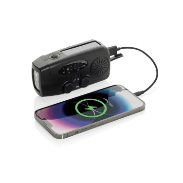 Logotrade promotional merchandise image of: RescueWave RCS recycled plastic emergency radio