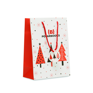 Logo trade promotional giveaways picture of: Gift paper bag medium