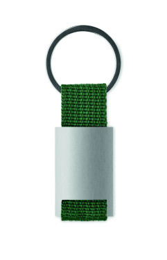 Logotrade promotional giveaway image of: Metal rectangular key ring Espoo