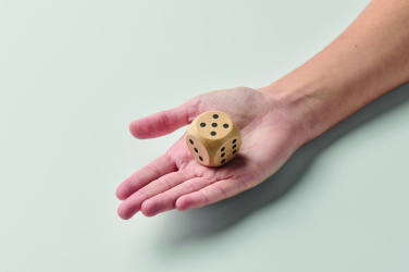 Logotrade promotional product image of: Schima wooden dice 3cm dia