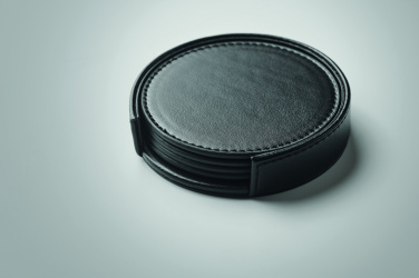 Logotrade corporate gift picture of: Set of 4 PU coasters