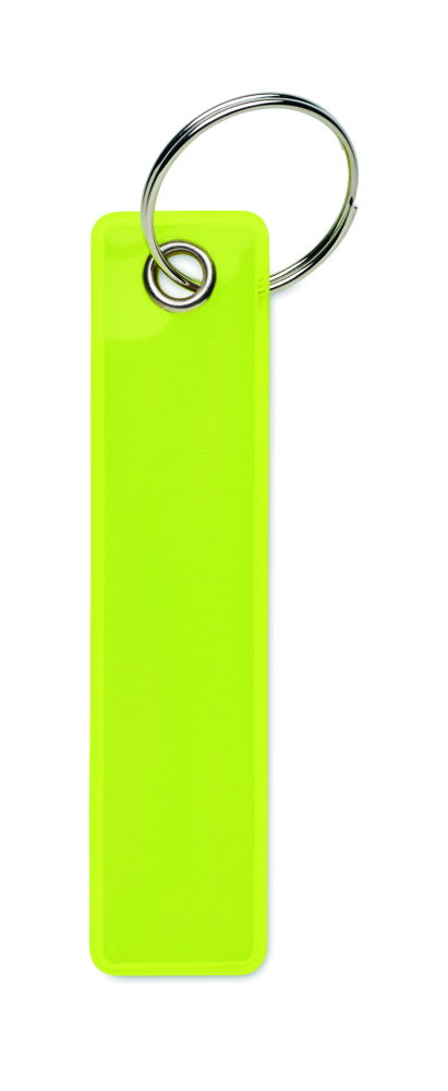 Logotrade advertising product image of: Reflective key ring in PVC