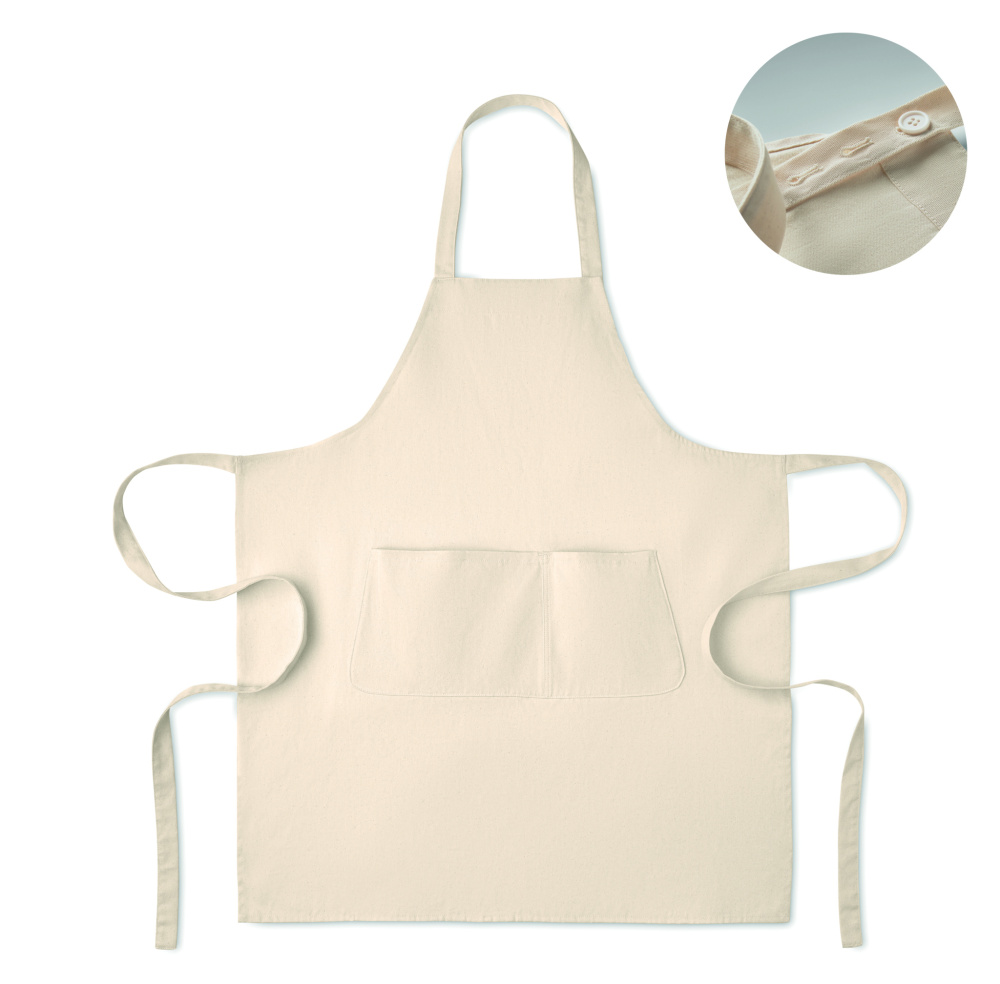Logo trade corporate gift photo of: Organic cotton apron 240 gr/m²