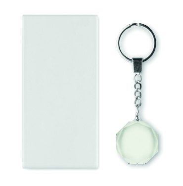 Logotrade promotional giveaway picture of: Glass round award key ring