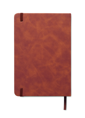 Logo trade promotional merchandise image of: A5 smokey PU notebook