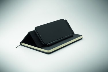 Logotrade promotional gift image of: A5 notebook with phone holder
