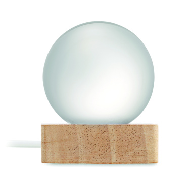 Logo trade business gifts image of: LED glass ball