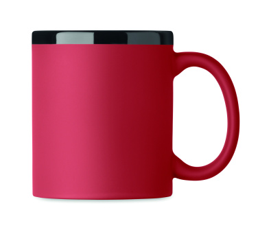 Logo trade promotional items image of: Ceramic mug for laser 300 ml