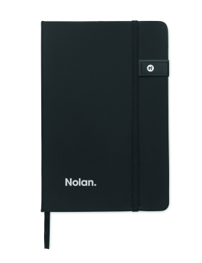 Logo trade promotional giveaway photo of: A5 notebook w/ integrated USB