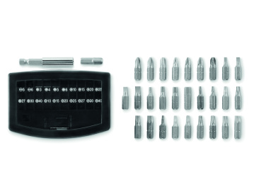 Logo trade business gift photo of: 32 pcs screwdriver bit set