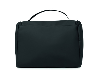 Logo trade promotional giveaway photo of: Cosmetic hanging bag in PU