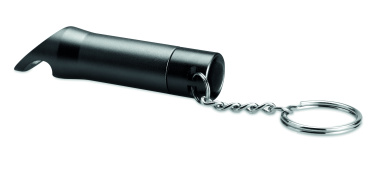 Logo trade promotional gifts image of: Metal torch key ring Ylivieska