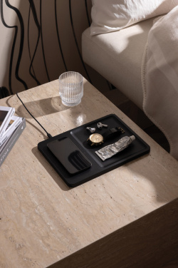 Logo trade promotional gifts image of: VINGA Timo RCS desk charger and accessory tray