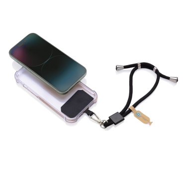 Logotrade promotional product image of: CarryLoop RCS recycled PET adjustable phone holder wristlet
