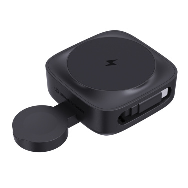 Logo trade advertising product photo of: Urban Vitamin Goleta 2-in-1 15W magnetic wireless charger