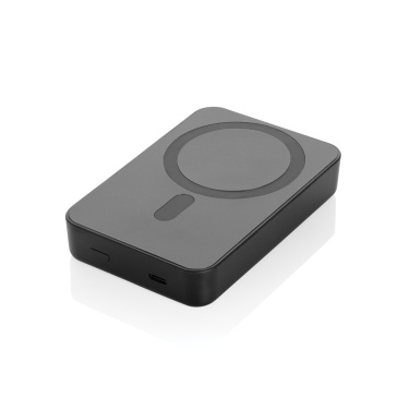 Logo trade promotional item photo of: Amporia RCS recycled plastic 10.000mAh magnetic powerbank