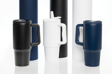 Logo trade promotional giveaway photo of: Embrace Leakproof RCS recycled stainless steel tumbler 900ml
