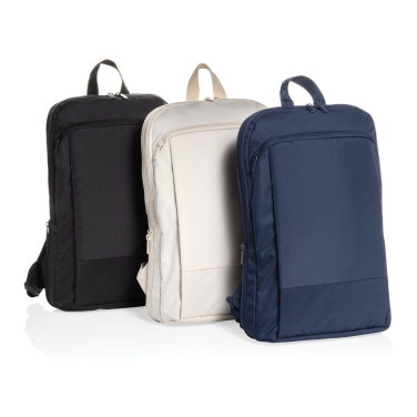 Logotrade advertising products photo of: Flexpack Aware™ RPET Expandable Slim 15.6" Laptop Backpack