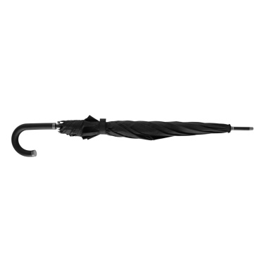 Logotrade corporate gift image of: Swiss Peak Vero Aware™ RPET 25” umbrella w luxe handle
