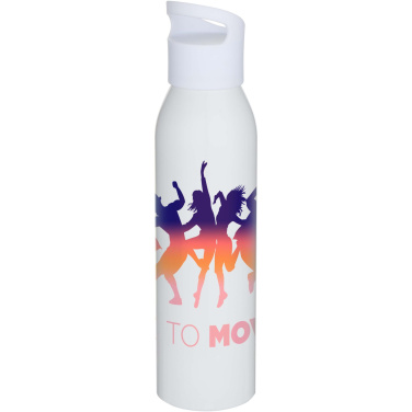 Logo trade promotional products image of: Sky 650 ml RCS recycled single wall stainless steel water bottle