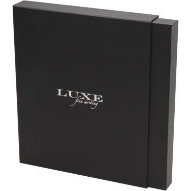 Logotrade advertising products photo of: Legato Elegance A5 hard cover notebook and rollerball pen set