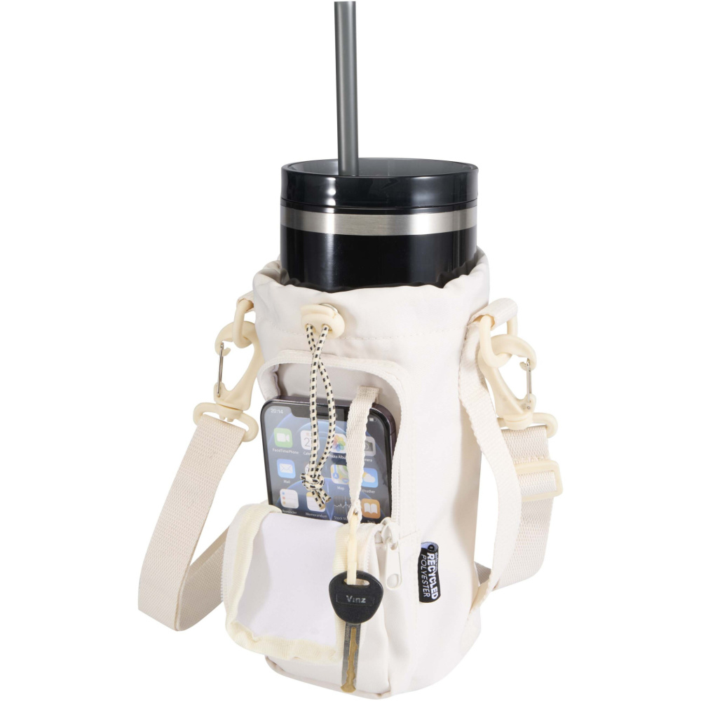 Logo trade advertising products image of: Trip Aware™ recycled travel bottle bag 2L