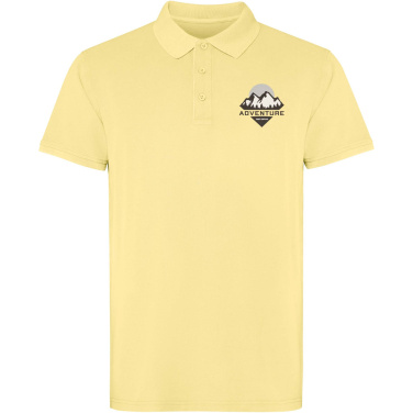 Logo trade promotional merchandise photo of: Cobain short sleeve unisex polo