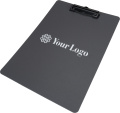 Writing pad with clip, grey