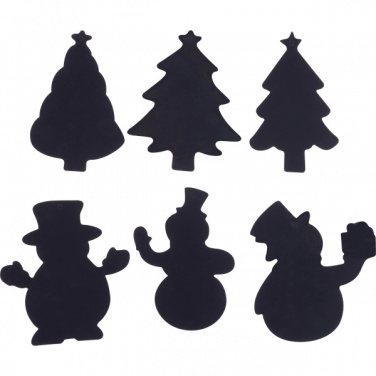 Logo trade promotional products image of: Scratch-off Christmas ornaments SOUTH POLE