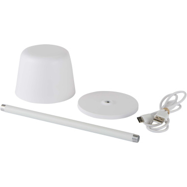 Logo trade promotional gifts picture of: Alya rechargeable dimmable table lamp with 3 light modes