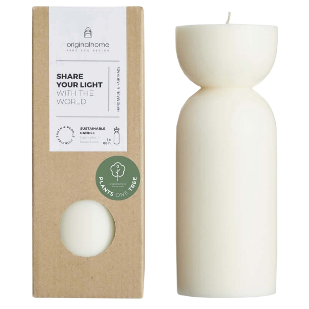 Logo trade promotional merchandise picture of: Originalhome organic candle - medium