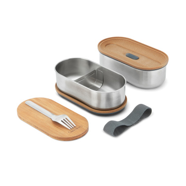 Logo trade promotional giveaway photo of: Black+Blum Stainless Steel Double Bento Box