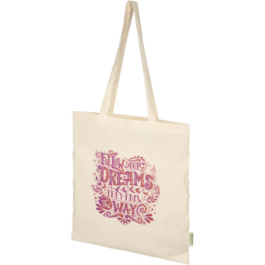 Logotrade promotional merchandise image of: Odisha 100 g/m² OCS organic tote bag 7L