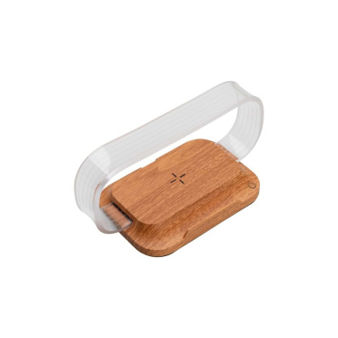 Logo trade promotional giveaways image of: Phone stand with wireless charger JEROME Pierre Cardin
