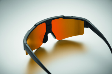 Logo trade promotional products image of: Mirrored sports sunglasses